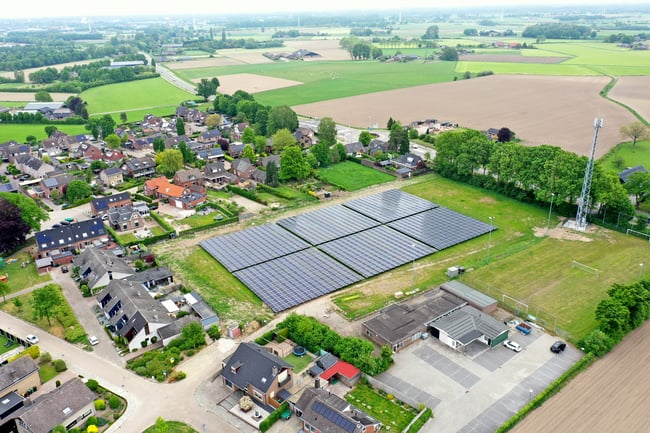 Luchtfoto Zonnepark Braamt